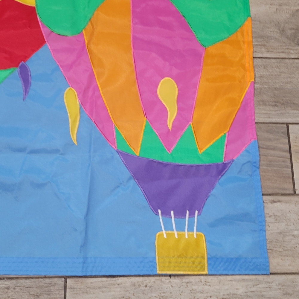 Hot Air Balloons yard garden flag banner Nylon - Picture 3 of 7